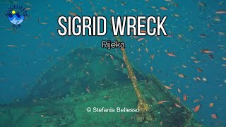 Immersione sul Relitto Sigrid a Fiume (HR) - Diving on Sigrid Wreck, Rijeka Croatia - 4K