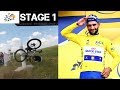 2018 Tour de France Stage 1 | Gaviria wins | Chris Froome Crash