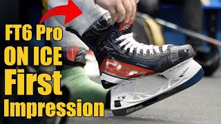 CCM Jetspeed FT6 Pro On ICE  First impression !