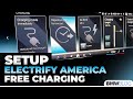 How to setup the Electrify America free charging in your BMW