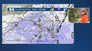 Winter weather update in Virginia at  11:45 a.m.