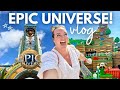 UNIVERSAL EPIC UNIVERSE! 🎢 Orlando's NEW Theme Park 🤯 ALL WORLDS Exclusive Vlog + VIP Tour 🐉🪄🍄🧟‍♂️