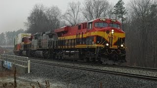 HD: (KCS) Kansas City Southern Lash-Up on NS 204!