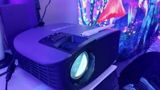 Review GooDee YG600 Plus Projector 4K with WiFi and Bluetooth, FHD 1080P Mini Projector for Outdoor