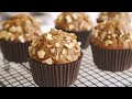 香蕉与核桃混合 香蕉核桃玛芬 新手小白一次成功❗ ❗ mix bananas with some walnuts banana walnut muffins