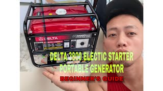 DELTA 3800 ELECTRIC STARTER PORTABLE GENERATOR