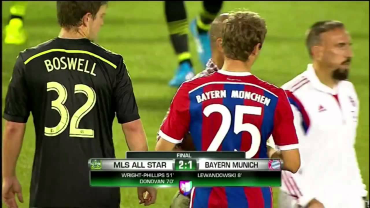 MLS All Stars Vs. FC Bayern München 2-1 |2014| - YouTube