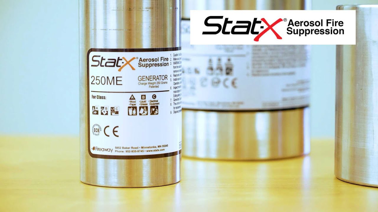 Stat-X® Condensed Aerosol Fire Suppression Www.statx.com - YouTube