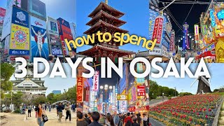 3-Day Osaka Itinerary, Costs + Top Things to Do ✈️ Japan Solo Travel Vlog