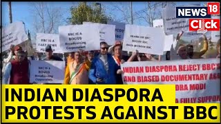 Indian Diaspora Protests Outside BBC Headquarters In London | BBC Documentary On Modi | UK News