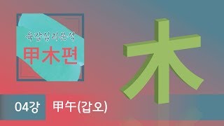 육갑심리분석 甲木편 - 04강 甲午(갑오)