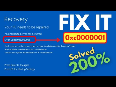 Как исправить ошибку 0xc0000001 в Windows 10/11/7 — ЛУЧШЕЕ ИСПРАВЛЕНИЕ! 2022 год