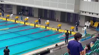 関西学生選手権水泳競技大会2022 100fly 1組0レーン三浦結依