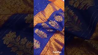 @@Dolphin Handloom (kolkata)@@##pure Traditional chandri silk saree.## ##Any❓8583830616/9038707247##