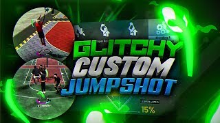 BEST CUSTOM JUMPSHOT IN NBA 2K19! 💦 CRAZY CONTESTED GREENS! UNLIMITED GLITCHED GREENS EVERYTIME!🔋