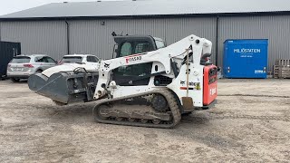 Köp Kompaktlastare Bobcat T770 med totalstation, väghyvel, sopskopa \u0026 redskap på Klaravik