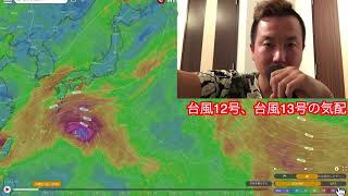 台風12号発生展開はやっ！日本に接近可能性。台風13号の気配は？防災ジャーナリスト