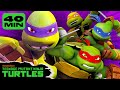 45 MINUTES of Donnie's BEST Defeats and Fights! 🟣 | Teenage Mutant Ninja Turtles