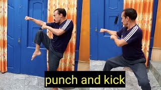 Mix martial arts exercises [punch and kick] for beginner