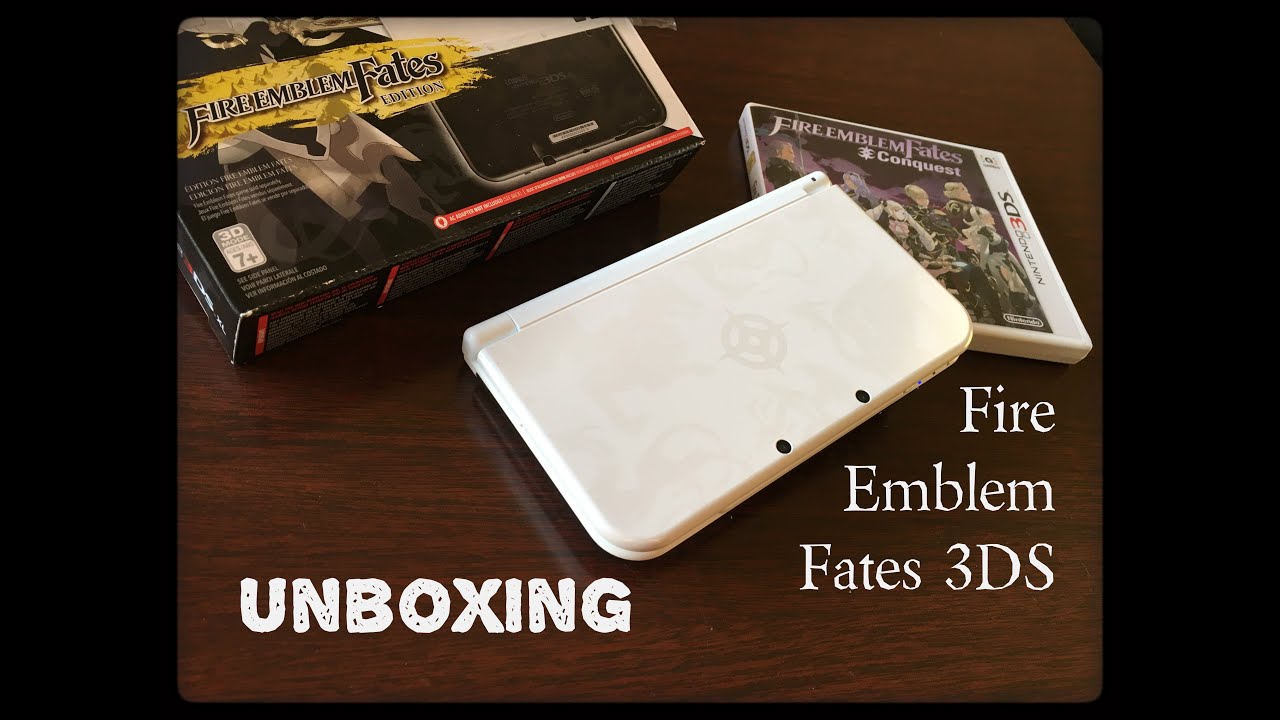 Unboxing New Nintendo 3DS XL Spéciale Edition Fire Emblem Fates FR ...