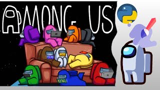 Python Draws AMONG US game characters!!
