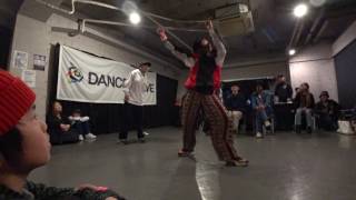 ReiNa(QueenMe) vs Rio(エンジェライズ) FINAL / DANCE@LIVE 2017 KIDS KANTO CLIMAX DANCE BATTLE