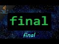 Java final keyword ⛔