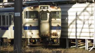 JR九州　 鹿児島車両センターから キハ47鹿児島中央駅～枕崎駅（1347D）　   宮田通り踏切　撮影日2023.12.27