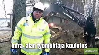 Infra-alan työnjohtajakoulutus Ylämylly.