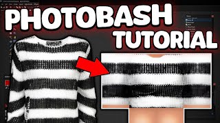 EASY ROBLOX SHIRT / PHOTOBASH TUTORIAL (paint.net)