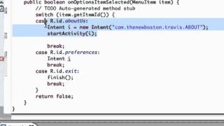 Android Application Development Tutorial - 56 - Creating a PreferenceActivity