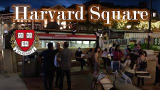 Harvard Square Evening Walk · 4K