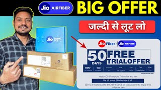 Jio AirFiber New Big Offer | 100 Day's Free | 50 Day's Trial | 13+ OTT | 800+ Tv Channels