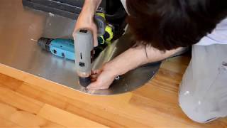 Wood stove hearth plate