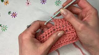 How to crochet 2 Trebles Together (decrease) - UK terms