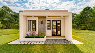 Small House Design Ideas With Floor Plan | Tiny House Design | Box Type House | Cottage House Design