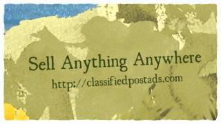 Wants to Sell Your Stuff. Fast. Classifiedpostads.com
