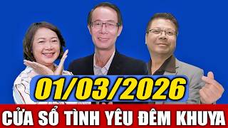 Nghe Cửa Sổ Tình Yêu VOV Đêm Khuya Ngày 01/03/2026 | Đinh Đoàn Tư Vấn Hôn Nhân Gia Đình Hay