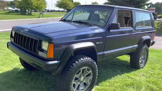 Test drive of a 1996 Jeep Cherokee 4x4 with just 31k miles.