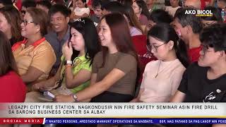 BFP Legazpi, padagos sa pag kondusir nin Fire Safety Seminar asin Fire Drill | via Ariello Bea