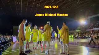 2021年12月5日　サンロッカーズ渋谷　James Michael Mcadoo ジェームズ　マイケル　マカドゥ