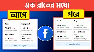 Facebook page reach engagement follower কমে যাওয়া সমস্যা সমাধান