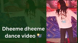 dheeme dheeme | dance video by sabrina | mock 05