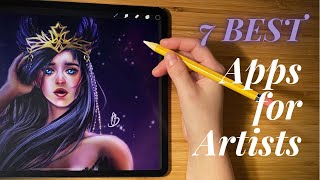 The BEST 7 Ipad apps every Creative needs - (PAINT with ME) - DIGITAL ART - Social Media for Artists