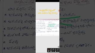 ఆంధ్రప్రదేశ్ రాష్ట్రంలో ఆరు పథకాల పేర్లు మార్పు /టెట్ / డీఎస్సీ / ఆల్ కాంపిటేటివ్ ఎగ్జామ్స్