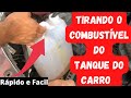 Como tirar o combustível do tanque do Carro de forma simples e fácil.