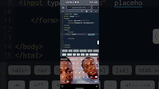 HTML 2 (Password Validation)