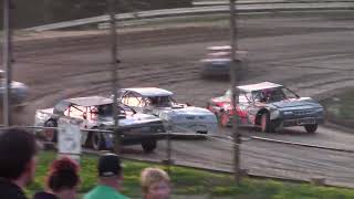 Hummingbird Speedway (8-10-24): Scaife's Automotive \u0026 Repair LLC. Pure Stock Heat Race #1