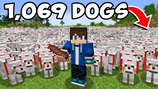 Breeding 1,069 Wolves to Kill One Minecraft Player