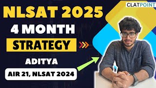 Crack NLSAT 2025 in 4 Months with Topper Aditya, AIR 21 Strategy - Books, Syllabus,Pattern-CLATPOINT